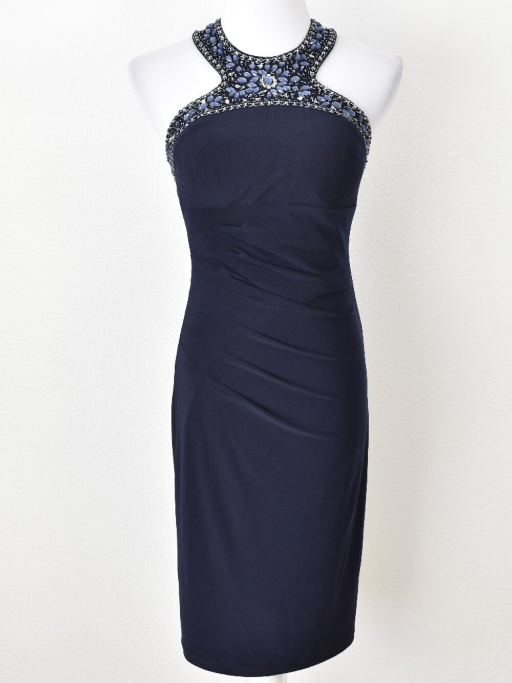 Cache Beaded Sheath Cocktail Dress NEW - 4 - Picture 2 of 12